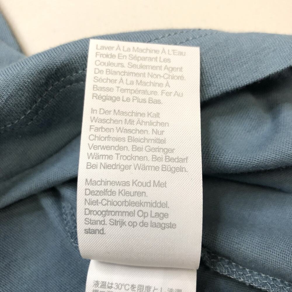 J.CREW Men's Long Sleeve Jersey Tee Size XXL Cotton Blue Shirt Rib Trim - Picture 6 of 8